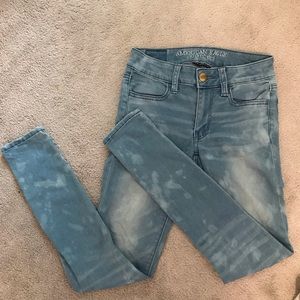AMERICAN EAGLE sateen jeans